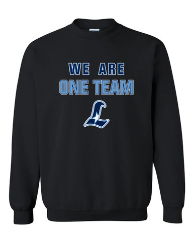 Liberty Falcons L Script We Are One Team Men's Sweatshirt