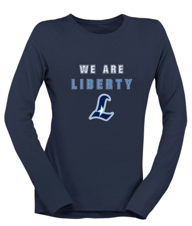 Liberty Falcons L Script We Are Women's Premium LS T-Shirt