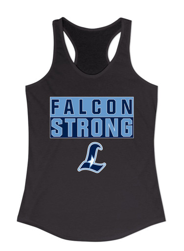 Liberty Falcons L Script Strong #1 Women's Tank Top