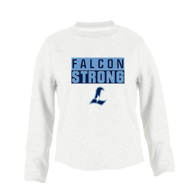 Liberty Falcons L Script Strong #1 Women's Sweatshirt