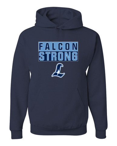 Liberty Falcons L Script Strong #1 Men's Premium Hoodie