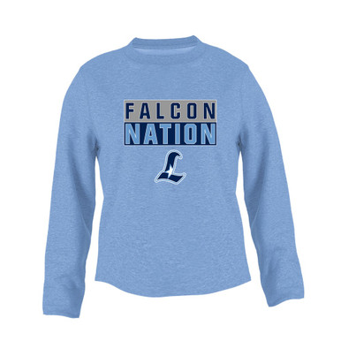 Liberty Falcons L Script Nation #1 Women's Sweatshirt
