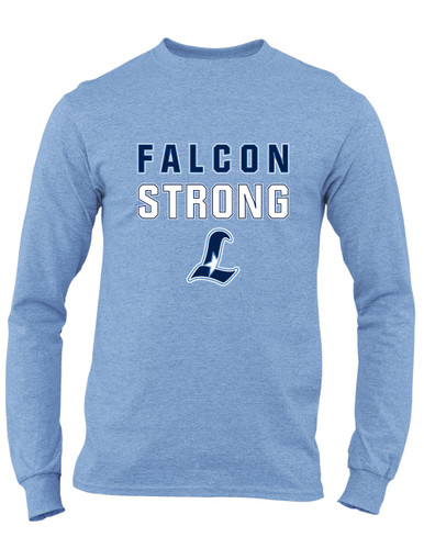 Liberty Falcons L Script Strong #2 Men's LS T-Shirt