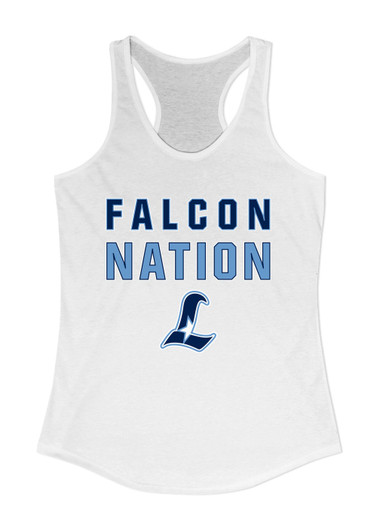 Liberty Falcons L Script Nation #2 Women's Tank Top