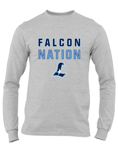 Liberty Falcons L Script Nation #2 Men's Premium LS T-Shirt