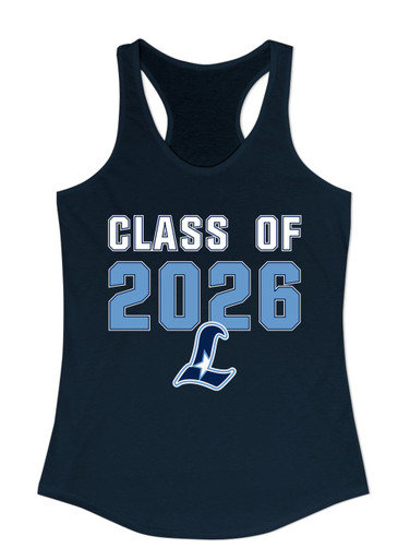 Liberty Falcons L Script Class of 2026 Women's Tank Top