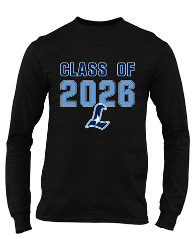 Liberty Falcons L Script Class of 2026 Men's LS T-Shirt