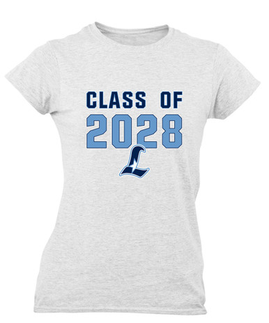 Liberty Falcons L Script Class of 2028 Women's SS T-Shirt