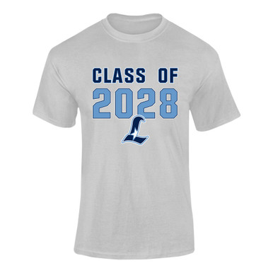 Liberty Falcons L Script Class of 2028 Men's SS T-Shirt