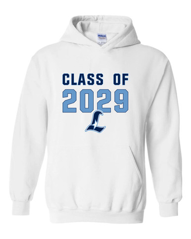 Liberty Falcons L Script Class of 2029 Men's Hoodie