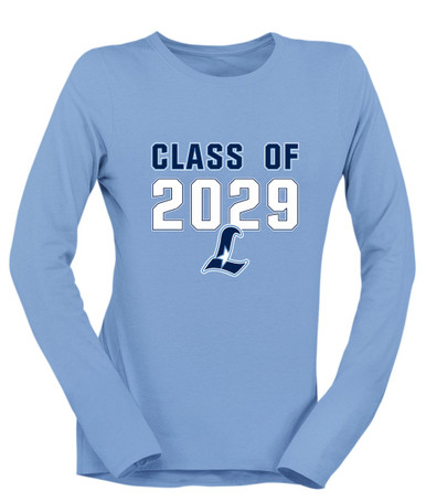 Liberty Falcons L Script Class of 2029 Women's LS T-Shirt