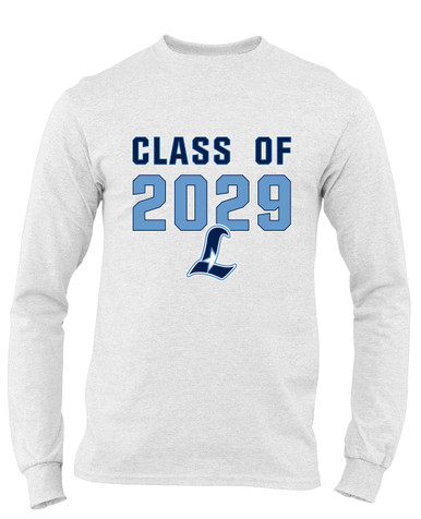 Liberty Falcons L Script Class of 2029 Men's LS T-Shirt