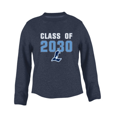 Liberty Falcons L Script Class of 2030 Women's Sweatshirt