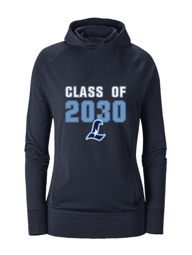 Liberty Falcons L Script Class of 2030 Women's Hoodie