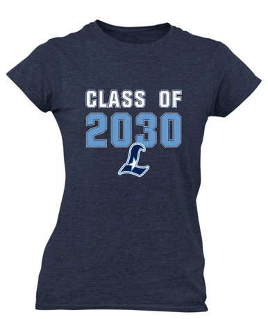 Liberty Falcons L Script Class of 2030 Women's SS T-Shirt