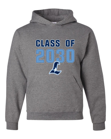 Liberty Falcons L Script Class of 2030 Men's Premium Hoodie