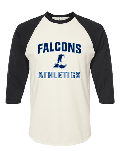 Liberty Falcons L Script Athletics Men's Baseball T-Shirt