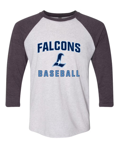 Liberty Falcons L Script Baseball #1 Women's Baseball T-Shirt