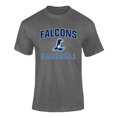 Liberty Falcons L Script Baseball #1 Men's Premium SS T-Shirt