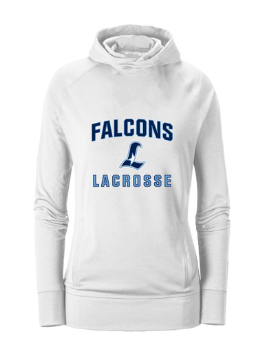 Liberty Falcons L Script Lacrosse Women's Hoodie