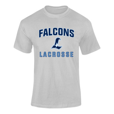 Liberty Falcons L Script Lacrosse Men's Premium SS T-Shirt
