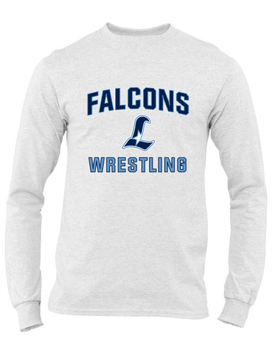 Liberty Falcons L Script Wrestling Men's Premium LS T-Shirt