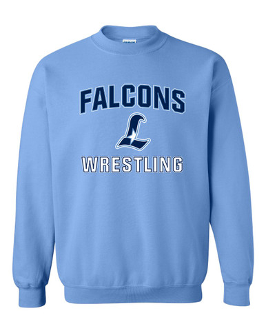 Liberty Falcons L Script Wrestling Men's Sweatshirt