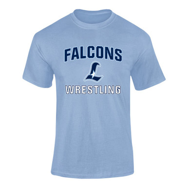 Liberty Falcons L Script Wrestling Men's SS T-Shirt