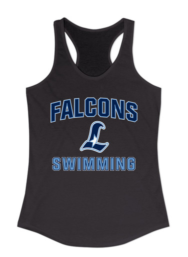 Liberty Falcons L Script Swimming Women's Tank Top