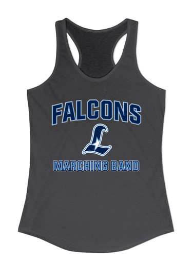Liberty Falcons L Script Marching Band Women's Tank Top