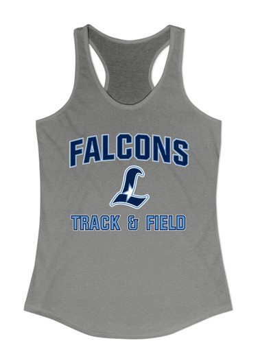 Liberty Falcons L Script Track & Field Women's Tank Top