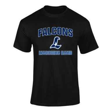 Liberty Falcons L Script Marching Band Men's Premium SS T-Shirt
