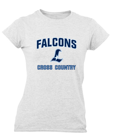 Liberty Falcons L Script Cross Country Women's SS T-Shirt