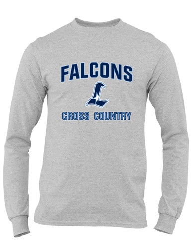 Liberty Falcons L Script Cross Country Men's LS T-Shirt