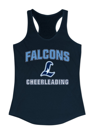 Liberty Falcons L Script Cheerleading Women's Tank Top