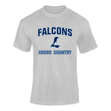 Liberty Falcons L Script Cross Country Men's SS T-Shirt