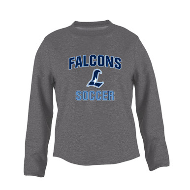 Liberty Falcons L Script Soccer #1 Women's Sweatshirt