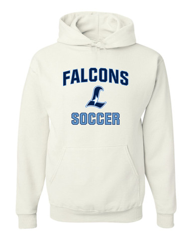 Liberty Falcons L Script Soccer #1 Men's Premium Hoodie