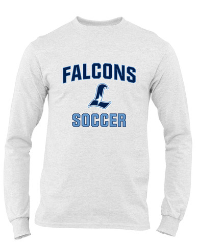 Liberty Falcons L Script Soccer #1 Men's LS T-Shirt