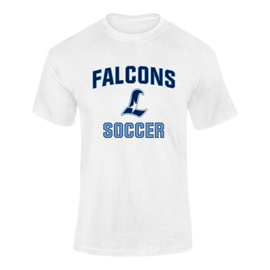 Liberty Falcons L Script Soccer #1 Men's Premium SS T-Shirt