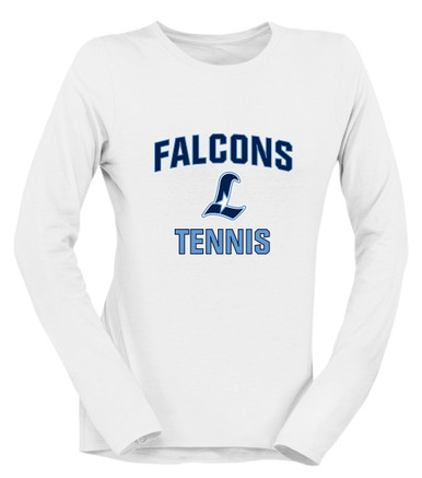 Liberty Falcons L Script Tennis Women's Premium LS T-Shirt