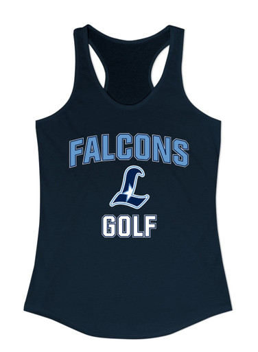 Liberty Falcons L Script Golf Women's Tank Top