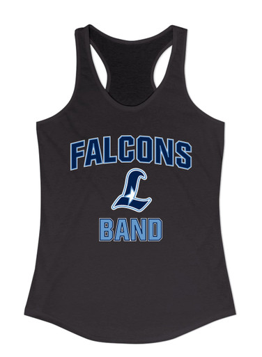 Liberty Falcons L Script Band # 1 Women's Tank Top