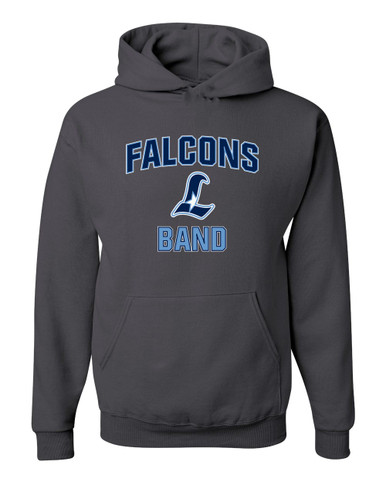 Liberty Falcons L Script Band # 1 Men's Premium Hoodie
