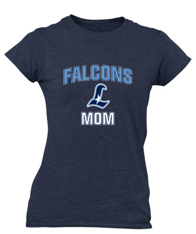 Liberty Falcons L Script Mom Women's SS T-Shirt