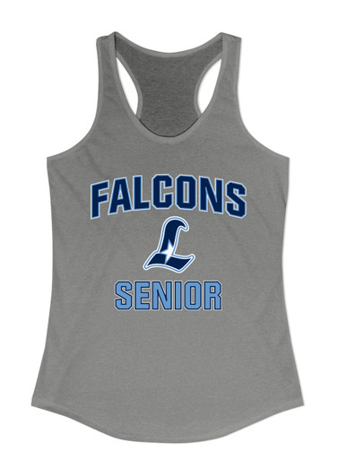 Liberty Falcons L Script Senior #1 Women's Tank Top