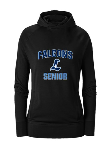 Liberty Falcons L Script Senior #1 Women's Hoodie