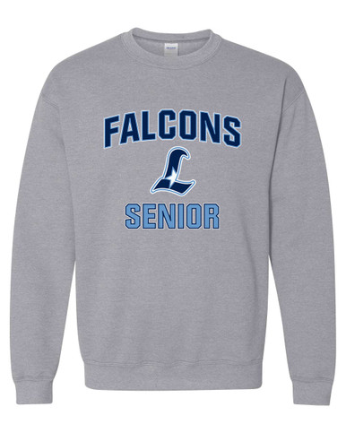 Liberty Falcons L Script Senior #1 Men's Sweatshirt