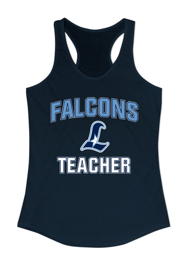 Liberty Falcons L Script Teacher Women's Tank Top