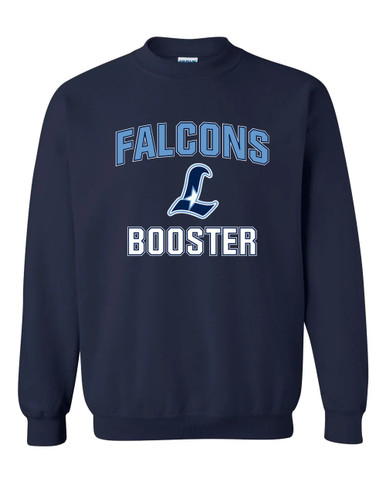 Liberty Falcons L Script Booster Men's Sweatshirt
